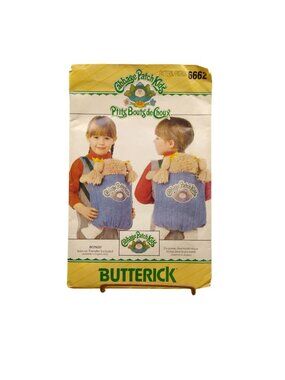 UNCUT Vintage Craft Sewing PATTERN Butterick 6662 Cabbage Patch Kids Doll Carrie